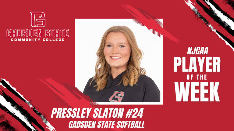 Gadsden State’s Pressley Slaton Named NJCAA Player of the Week